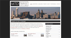 Desktop Screenshot of mtdresidentiallettings.co.uk